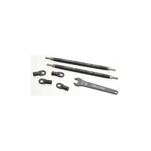 Turnbuckle Toe Links Rear 124mm Alu Black (2) E/T-Maxx