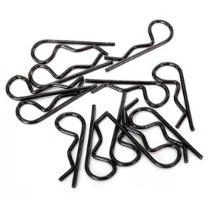 Body Clips Standard Black (12)