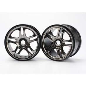 Wheels Split-Spoke Black Chrome (17mm) 3.8