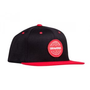 Snap Hat Black/Red Traxxas Circle Patch