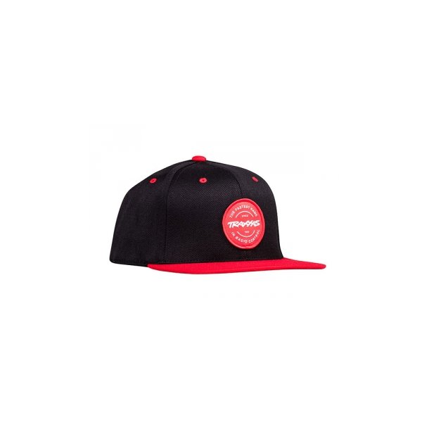 Snap Hat Black/Red Traxxas Circle Patch