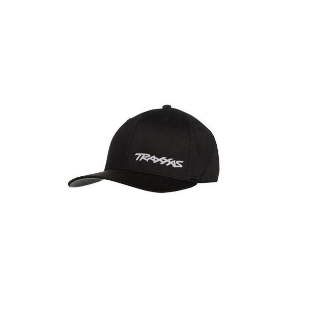 Flex Hat Curved Bill Black/White Traxxas L-XL