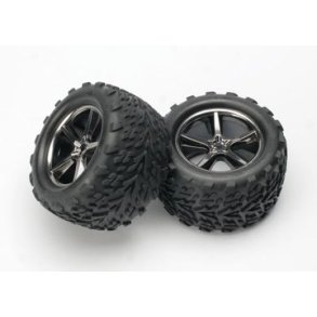 Tires & Wheels Talon/Gemini Black Chrome (14mm) 3.8