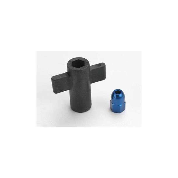 Antenna Crimp Nut Blue Reservedele Holte Modelhobby