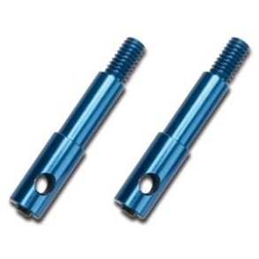 Wheel Axle Front Aluminium Blue (2)  Jato