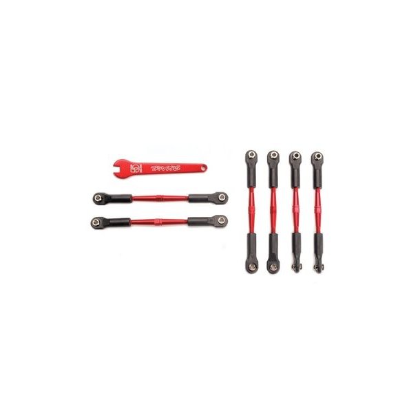 Turnbuckle Set Aluminium Red Toe-In/ Camber