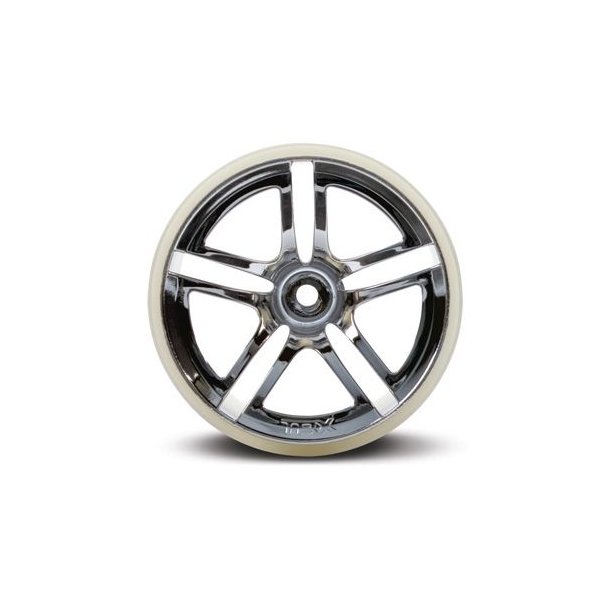 Wheels Twin-Spoke Chrome 2.8" (2)
