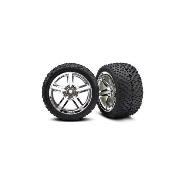 Tires &amp; Wheels Victory/Twin-Spoke (Nitro Rear) 2.8" (2)