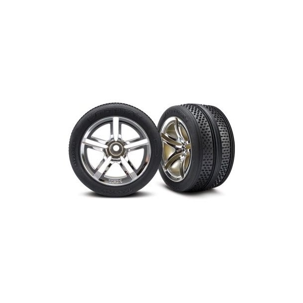 Tires &amp; Wheels Victory/Twin-Spoke (Nitro Front) 2.8" (2)