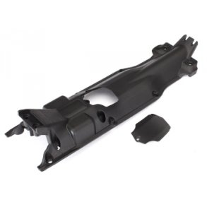 Skidplate Transmission Black  E-Revo