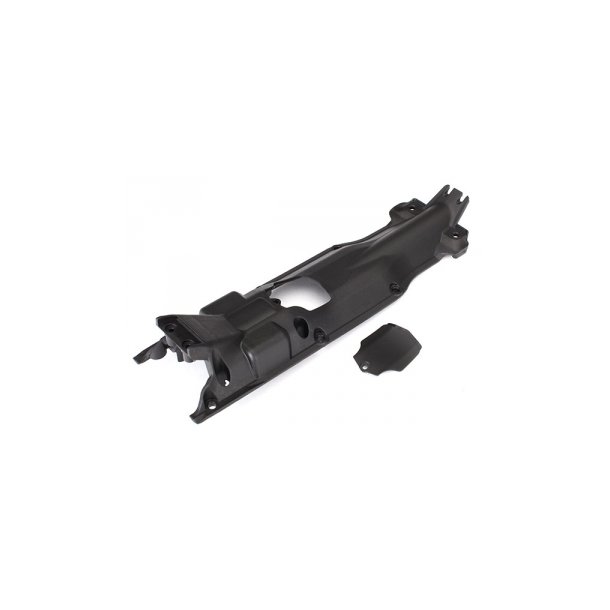 Skidplate Transmission Black  E-Revo
