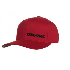 Flex Hat Curved Bill Red/Black Traxxas L-XL