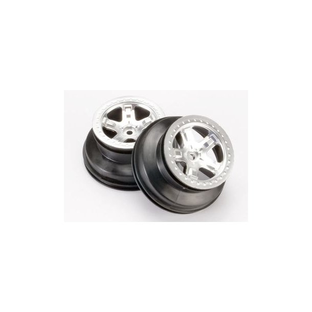 Wheels SCT Satin Chrome 2.2/3.0" 4WD/2WD Rear (2)