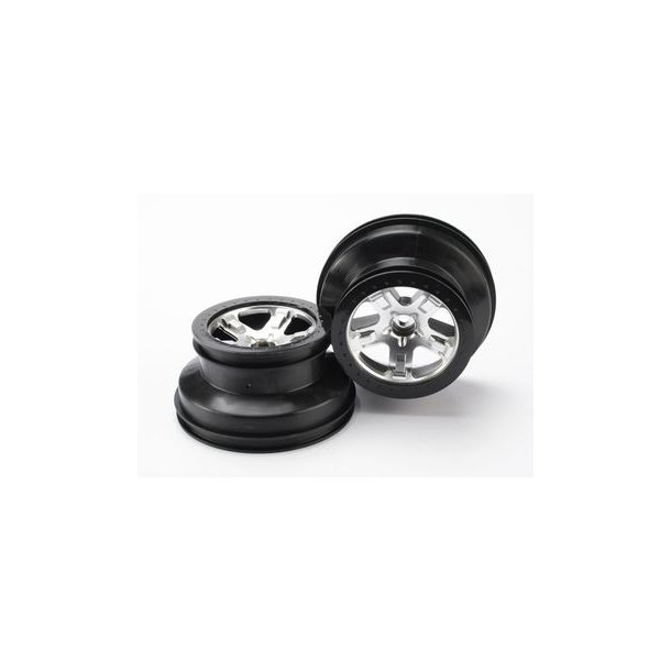 Wheels SCT Satin Chrome 2.2/3.0" 2WD Front (2)
