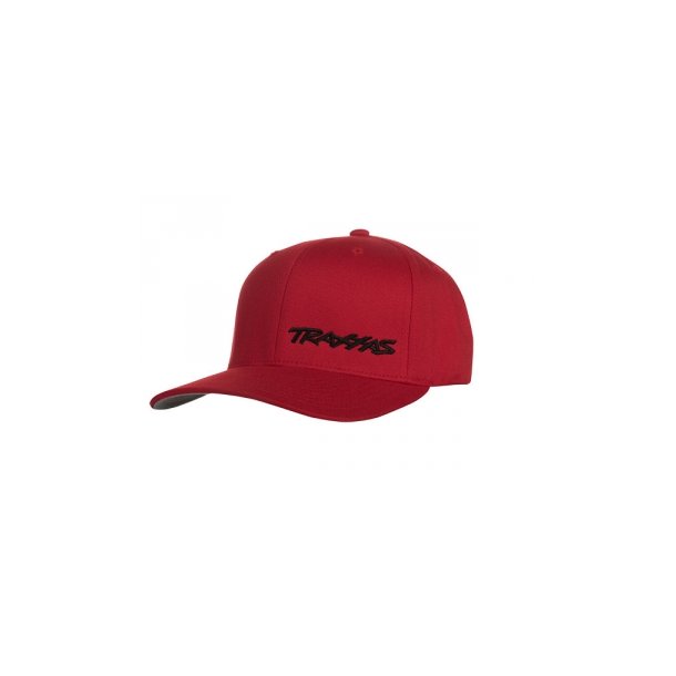 Flex Hat Curved Bill Red/Black Traxxas S-M