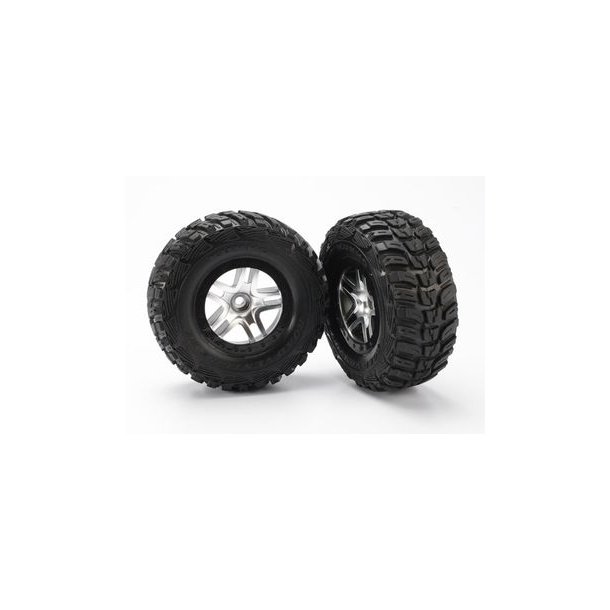 D&Atilde;&curren;ck &amp; F&Atilde;&curren;lg Kumho/S-Spoke Matt Krom-Svart 2WD Fram (2)