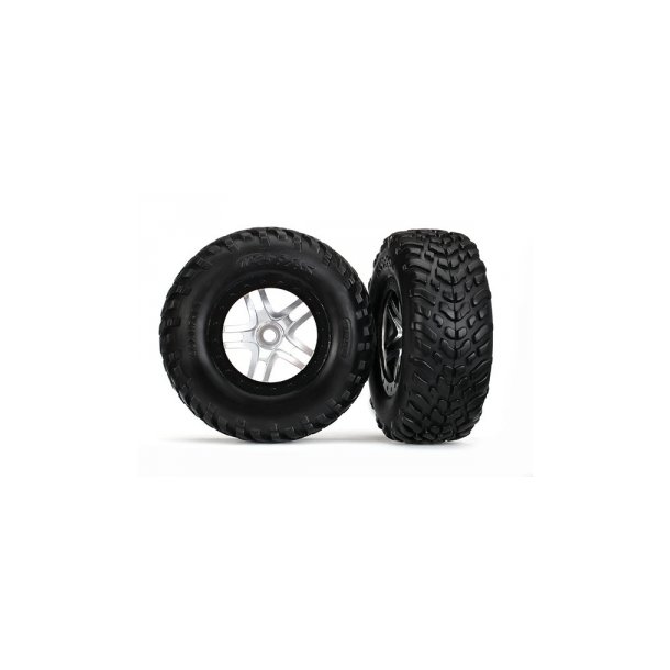 Tires &amp; Wheels SCT S1/S-Spoke Black-Satin 4WD/2WD Rear TSM