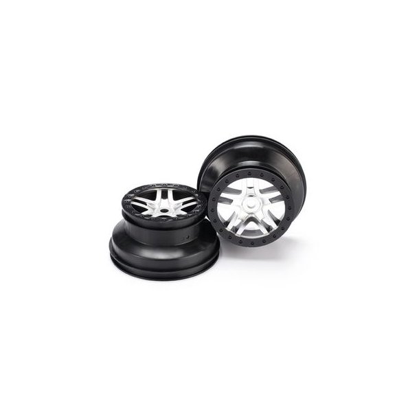 Wheels SCT Split-Spoke Chrome-Black (14mm) 2.2/3.0" (2)