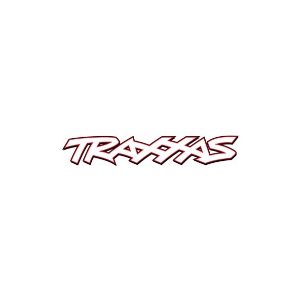 Traxxas Cut-Out Vinyl Sticker White 203mm