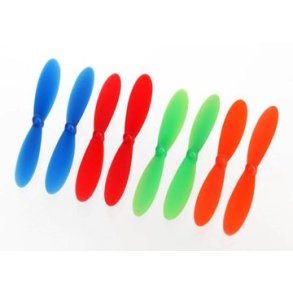 Rotor Blade Set, red (2), ble (2), green (2), orange (2)