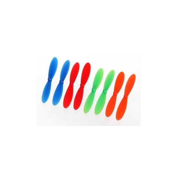 Rotor Blade Set, red (2), ble (2), green (2), orange (2)