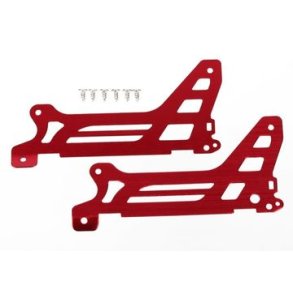 Main Frame Side Plate Outer Alu Red (Pair)  DR-1
