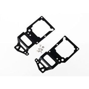 Main Frame Side Plate Inner Alu Black (Pair)  DR-1