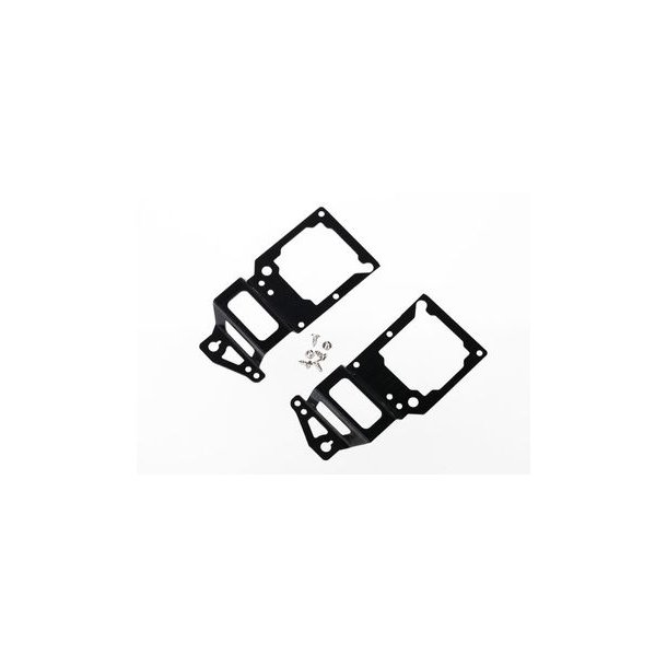 Main Frame Side Plate Inner Alu Black (Pair)  DR-1