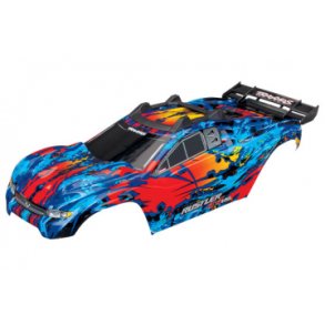 Body Rustler 4x4 Red/Blue (Complete with Body Mounts)