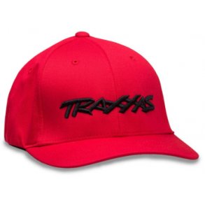 Hat Curved Red Traxxas Logo L-XL