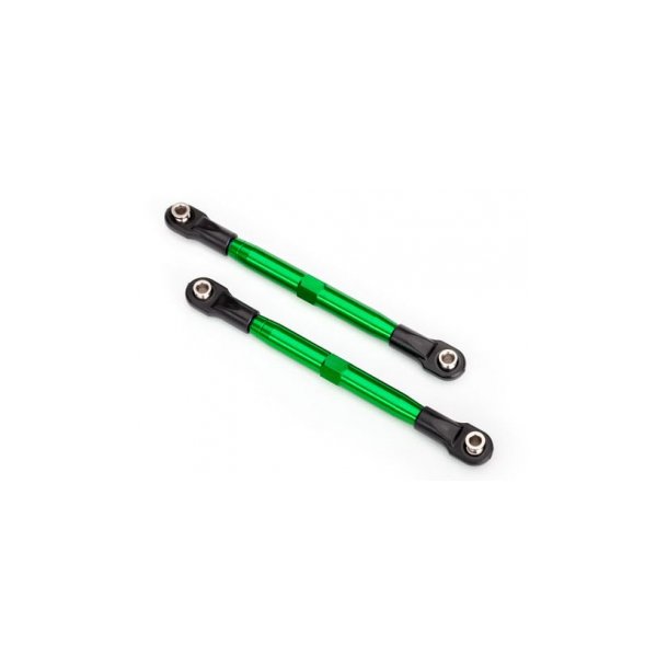 Toe Link Alu Green Front &amp; Rear Complete(2) Rustler/Hoss 4x4