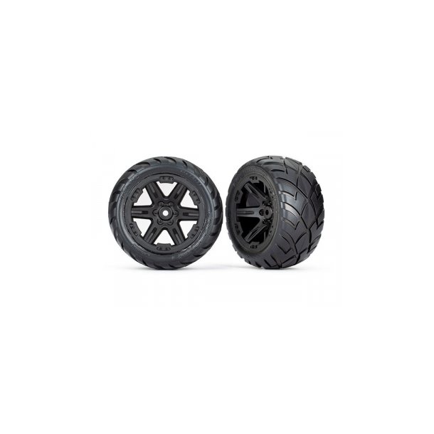 Tires &amp; Wheels Anaconda/RXT Black 2,8" 2WD Rear (TSM-Rated) (2)