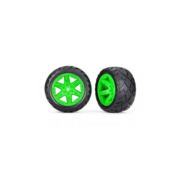 Tires &amp; Wheels Anaconda/RXT Green 2,8" 2WD Rear (TSM-Rated) (2)