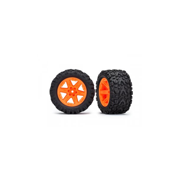 Tires &amp; Wheels Talon Extreme/RXT Orange 2.8" 4WD TSM (2)