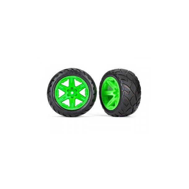 Tires &amp; Wheels Anaconda/RXT Green 2,8" 4WD, 2WD Front (TSM-Rated)(2)