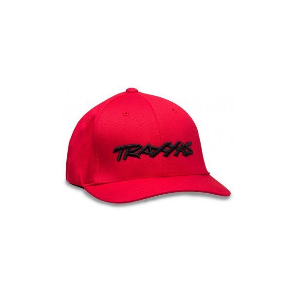 Hat Curved Red Traxxas Logo S-M