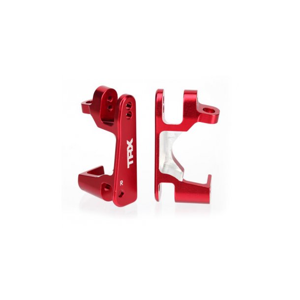 Caster Blocks Alu Red L+R (2)