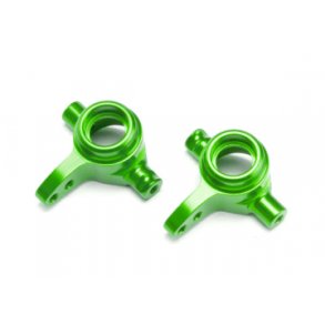 Steering Blocks Alu Green L+R (2)