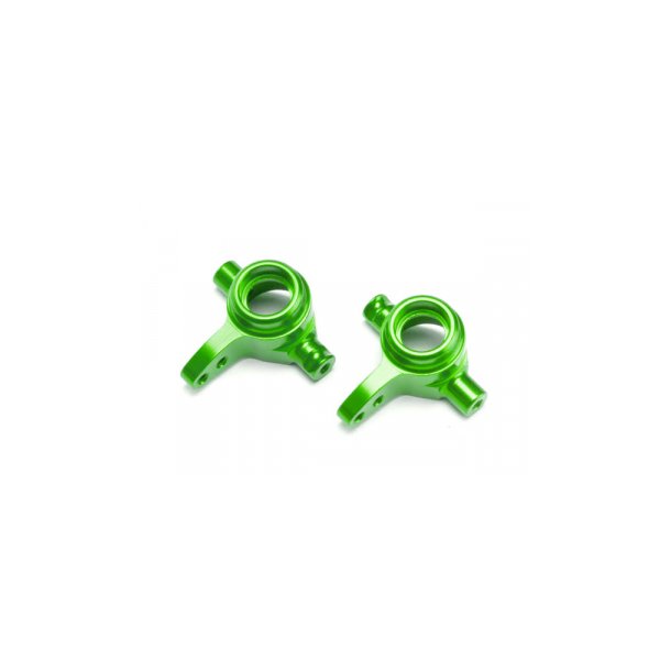 Steering Blocks Alu Green L+R (2)