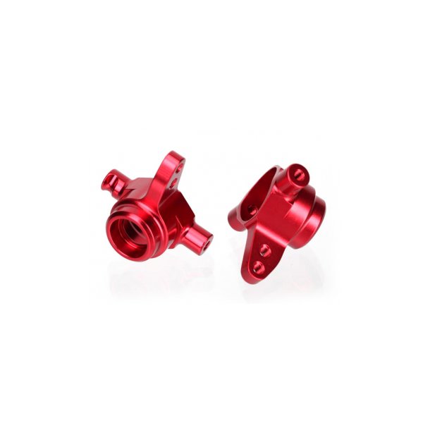Steering Blocks Alu Red L+R (2)