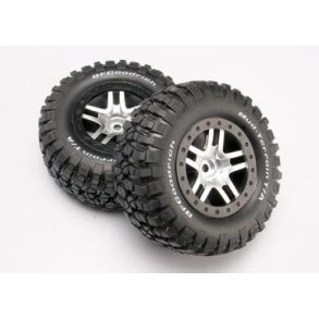 Tires & Wheels Goodrich/S-Spoke Chr. -Black 4WD/2WD Rear TSM