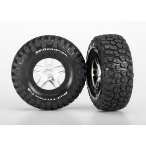 Tires & Wheels Goodrich S1/S-Spoke Chr.-Black 4WD/2WD Rear