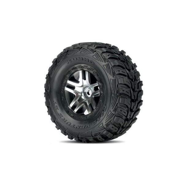 Tires &amp; Wheels Kumho S1/S-Spoke Chrome-Black 4WD/2WD Rear