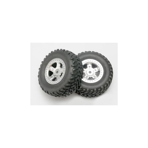 Tires &amp; Wheels SCT/SCT Chrome 1/16 (2)