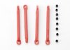 Push Rod Suspension Red (4)  1/16 E-Revo, Summit