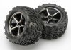 Tires & Wheels Talon/Gemini Black Chrome 2.2