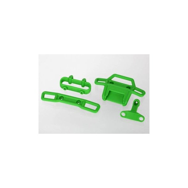 Bumper Green Front &amp; Rear Set  1/16 Summit