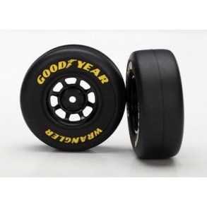 Tires & Wheels Slicks Wrangler/Goodyear 1/16 (2)