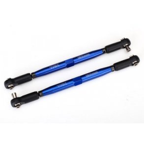 Toe Links Alu Blue 158mm Adjustable (2) X-Maxx