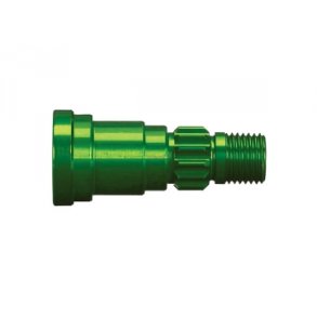 Stub Axle Alu Green (for Steel Driveshaft #7750X)  X-Maxx